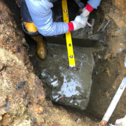 Construction d'un Mur de Soutènement en Blocs de Béton pour un Terrain en Pente Seynod